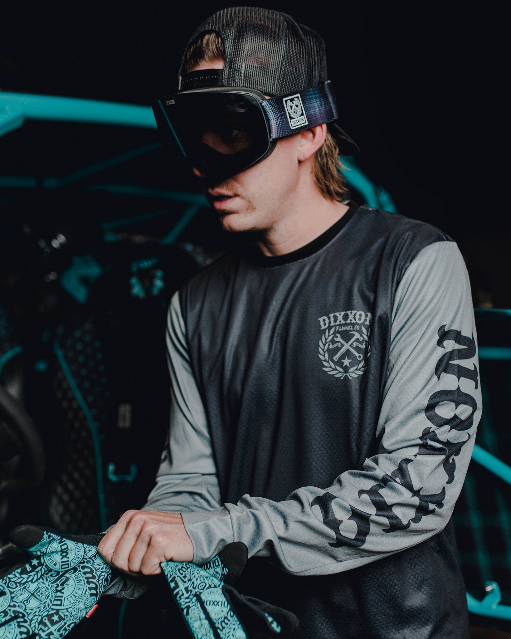 Outlander Magnetic SXS Goggles - Black & Tiffany