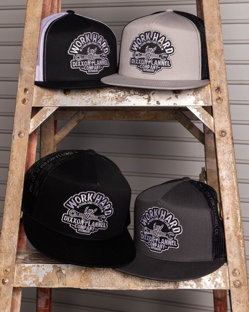 Overtime Flat Bill Trucker Snapback