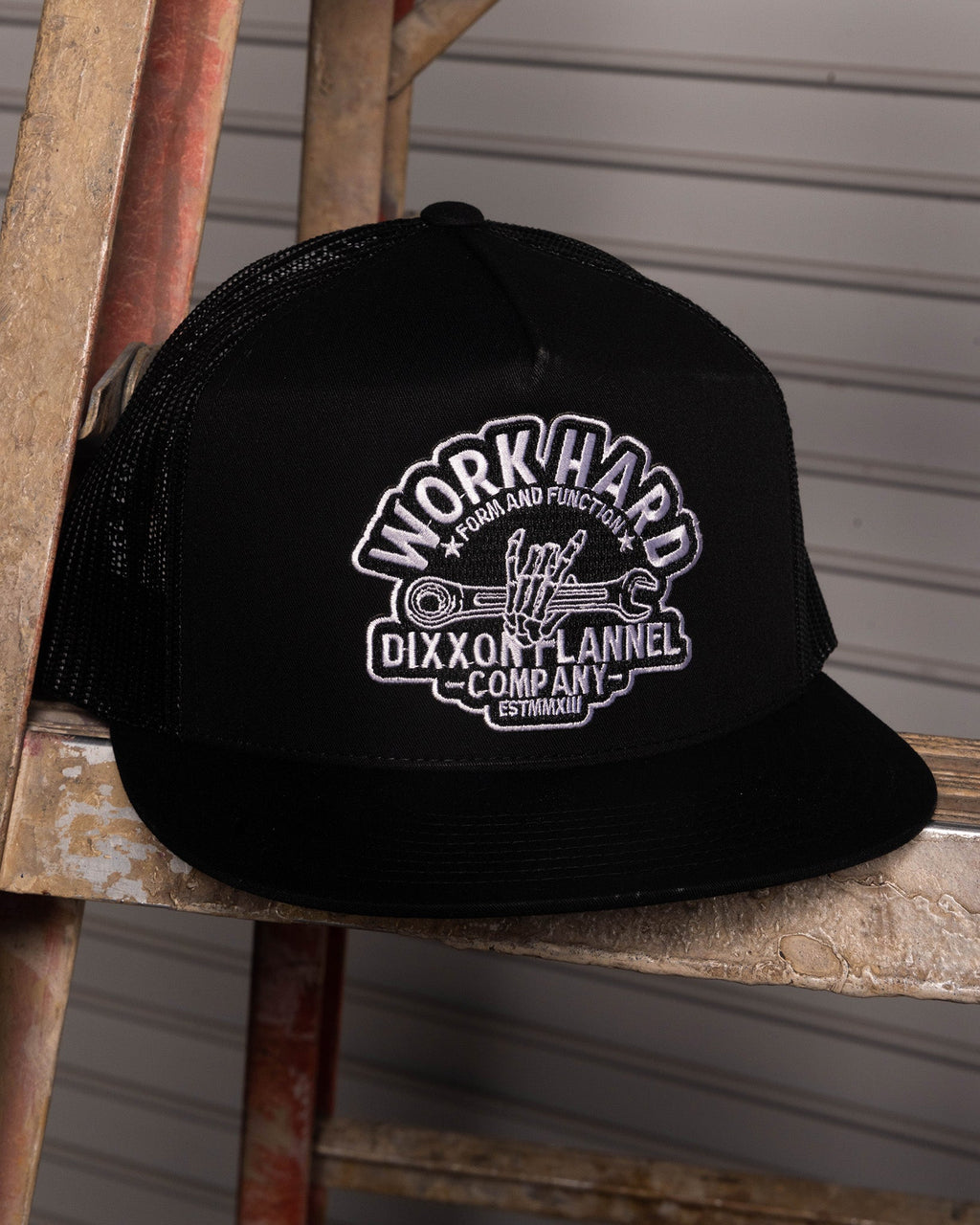 Overtime Flat Bill Trucker Snapback