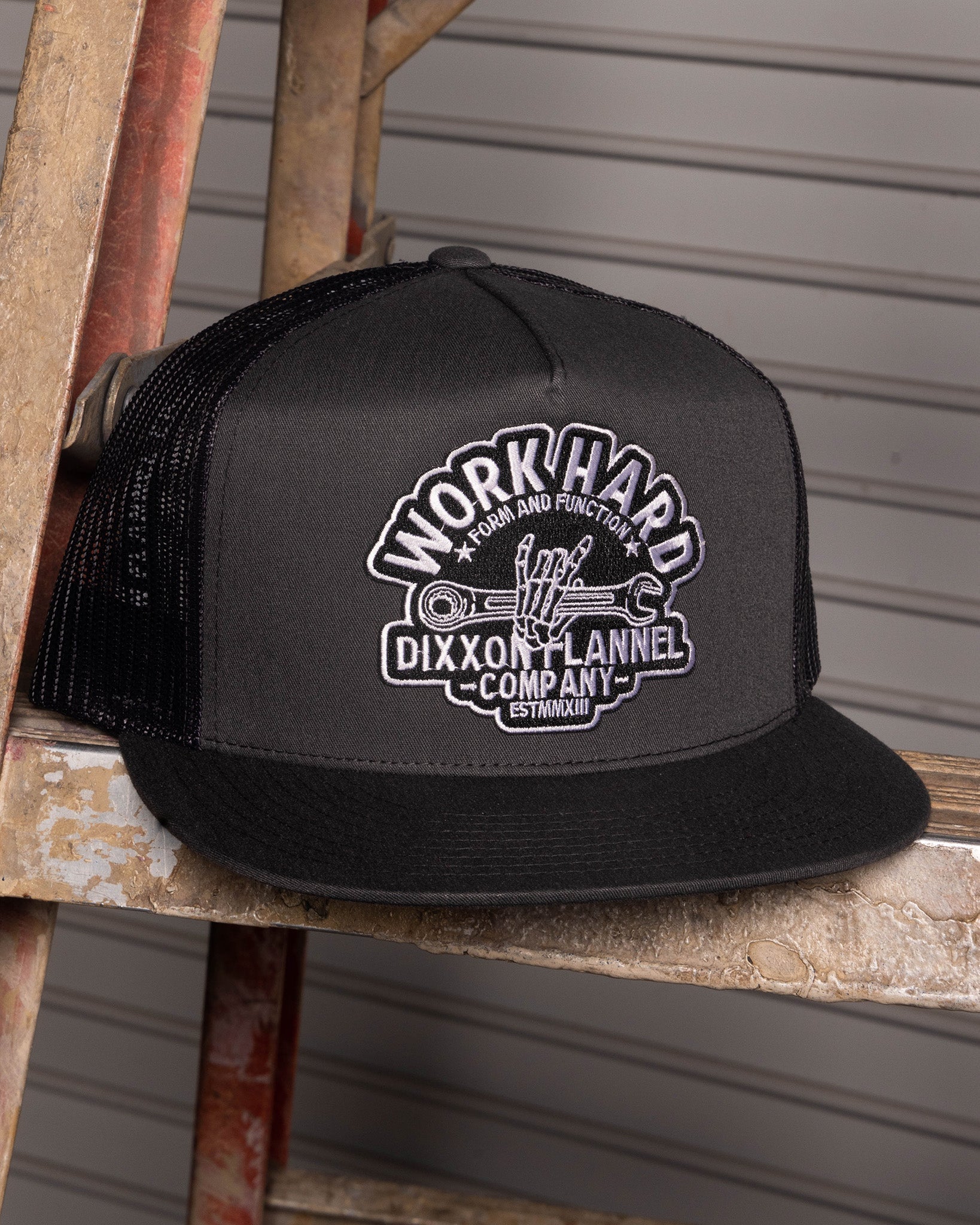 Overtime Flat Bill Trucker Snapback