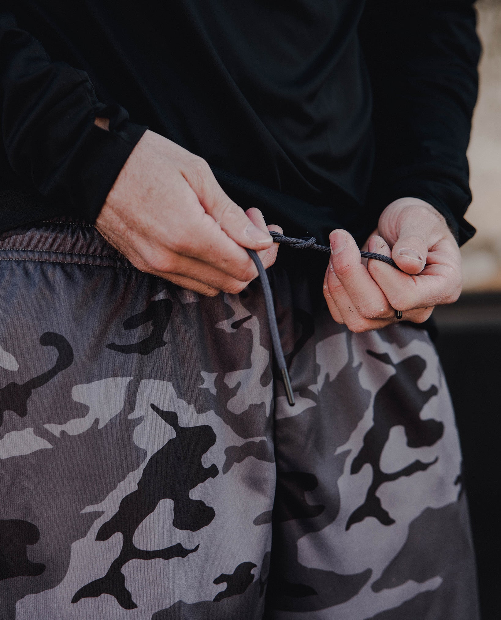 Overtime Shorts - Black Camo