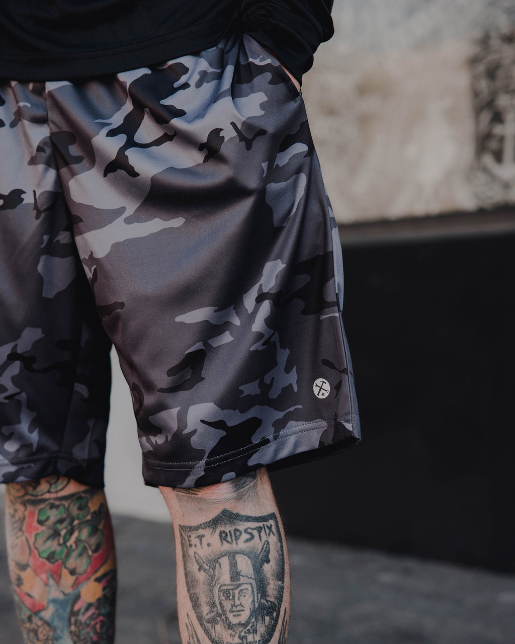 Overtime Shorts - Black Camo
