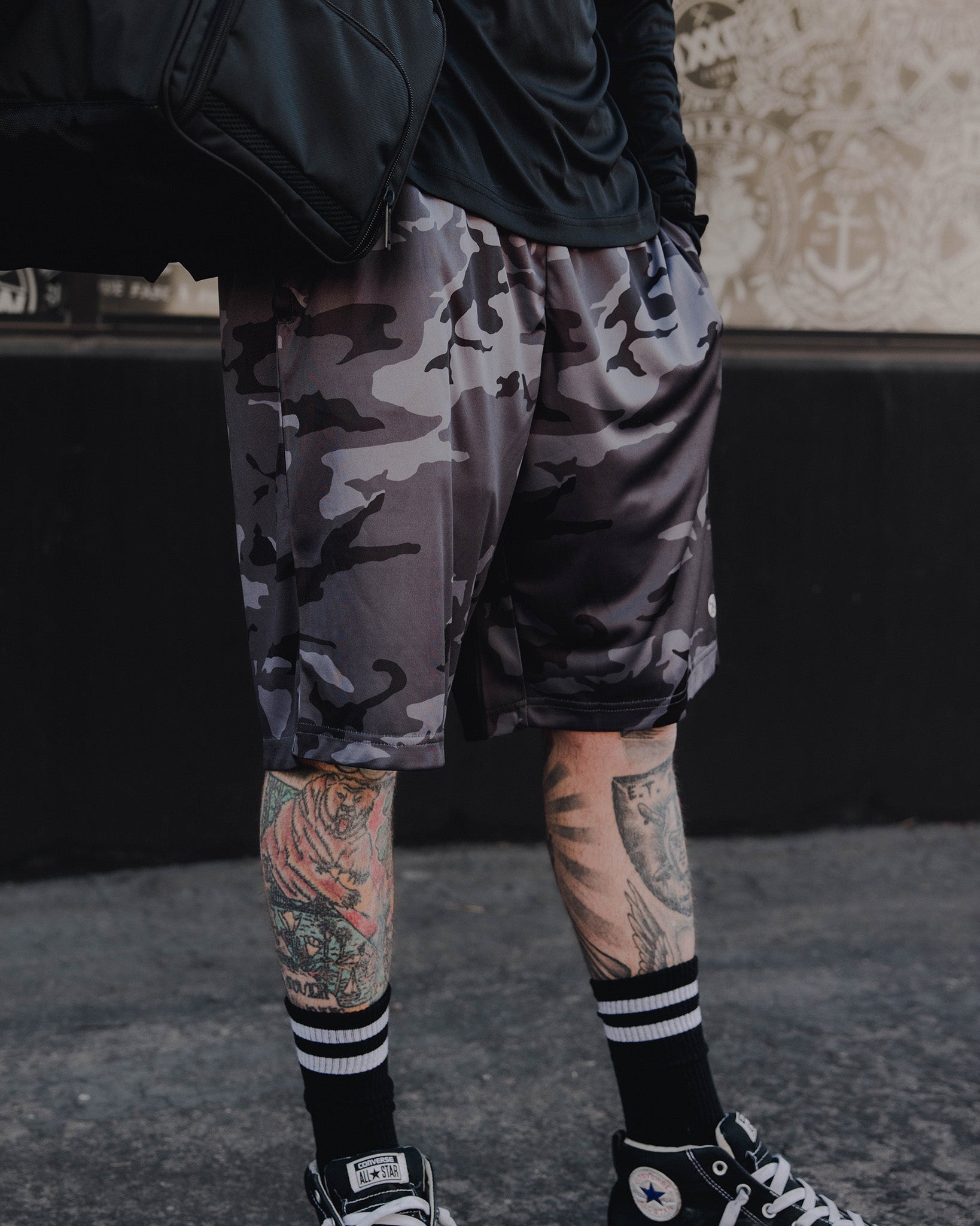 Overtime Shorts - Black Camo