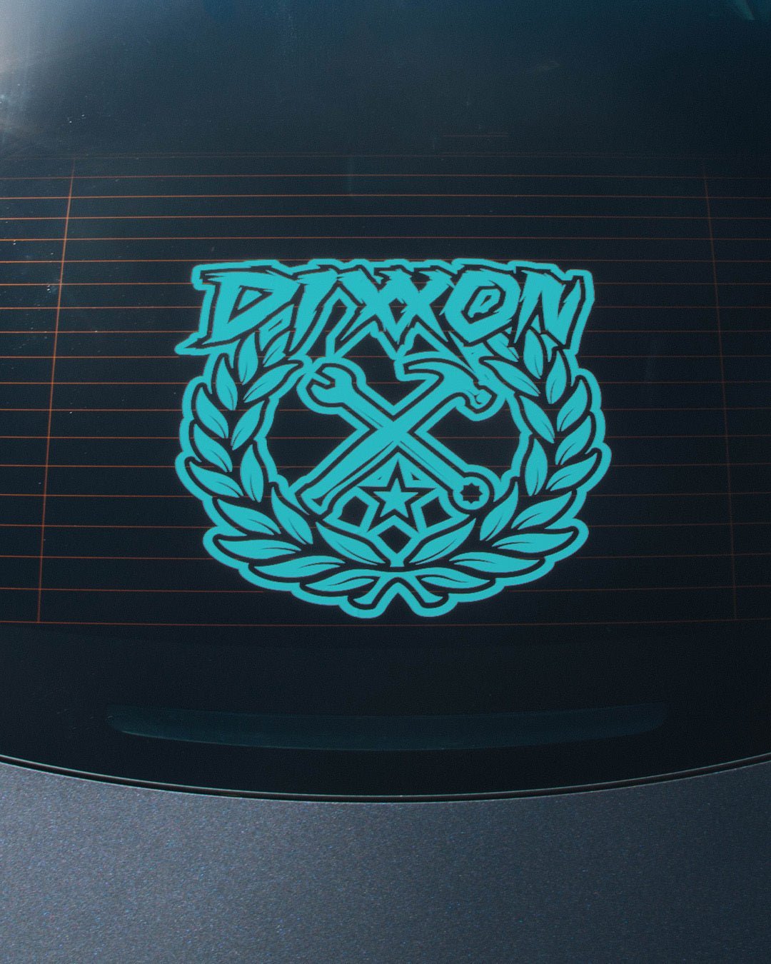Party Crest Die Cut Sticker - 12"