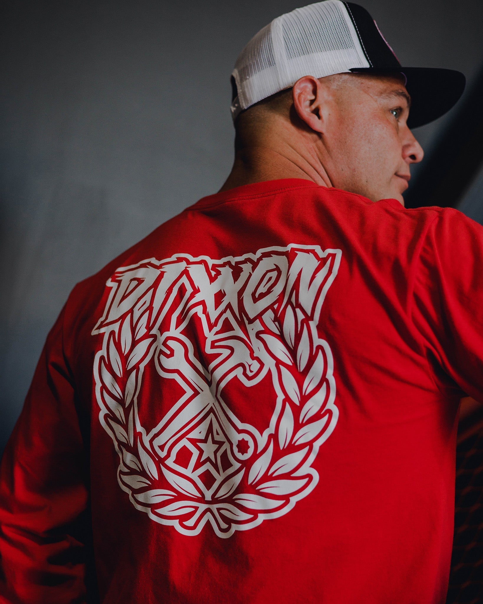 Party Crest Long Sleeve T-Shirt - Red