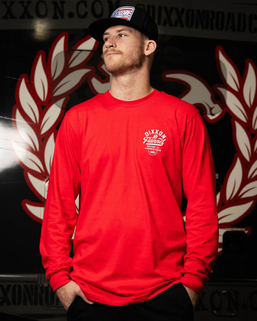 Pastime Long Sleeve T-Shirt - Red