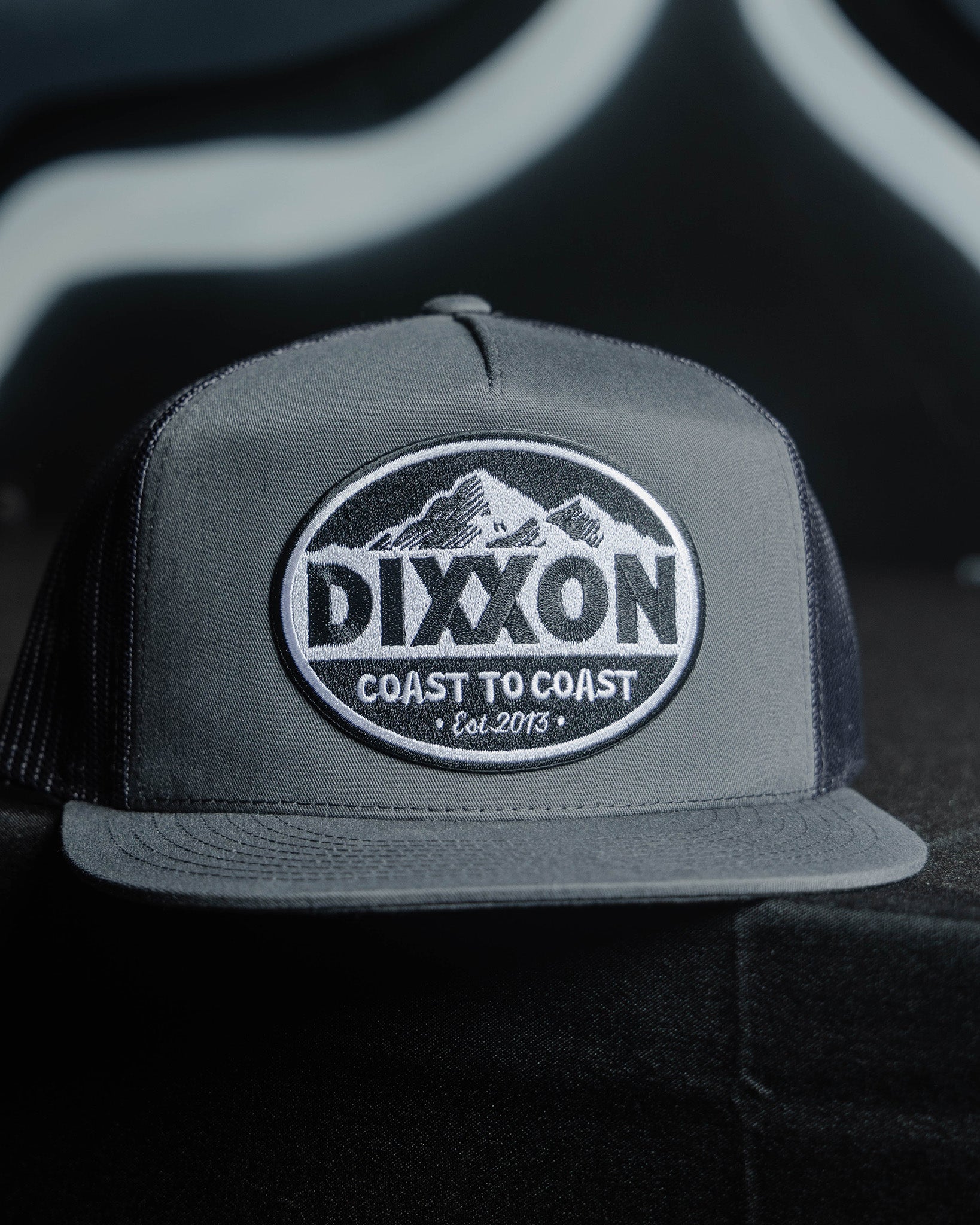 Peaks Flat Bill Trucker Snapback