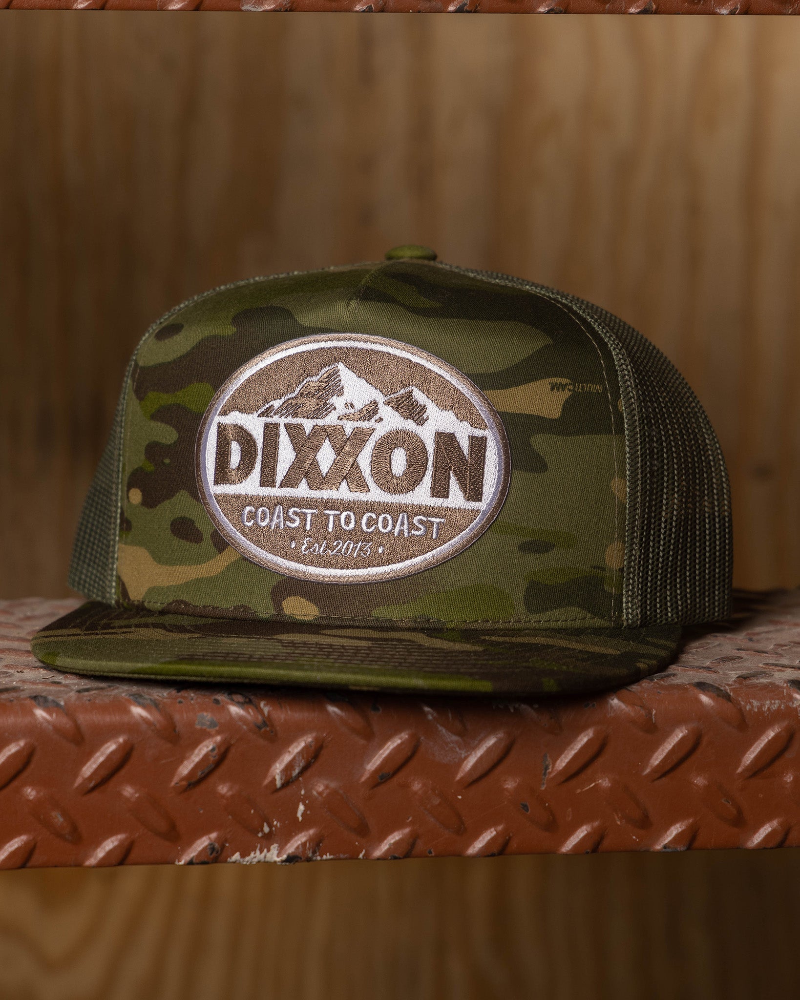 Peaks Flat Bill Trucker Snapback