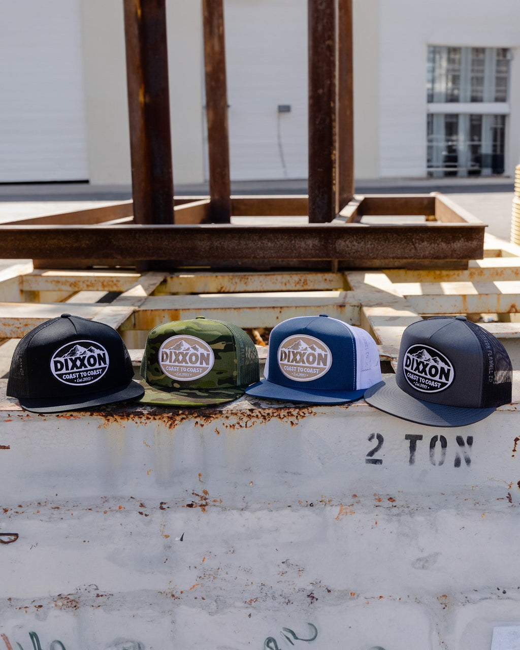 Peaks Flat Bill Trucker Snapback