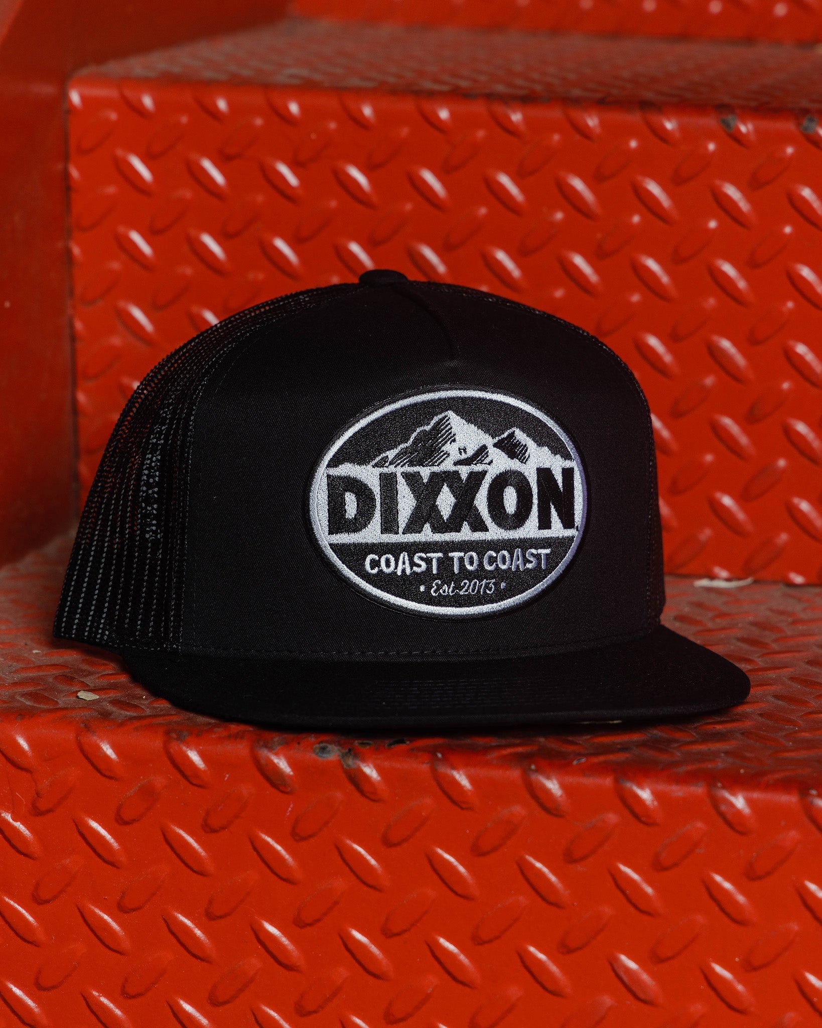 Peaks Flat Bill Trucker Snapback