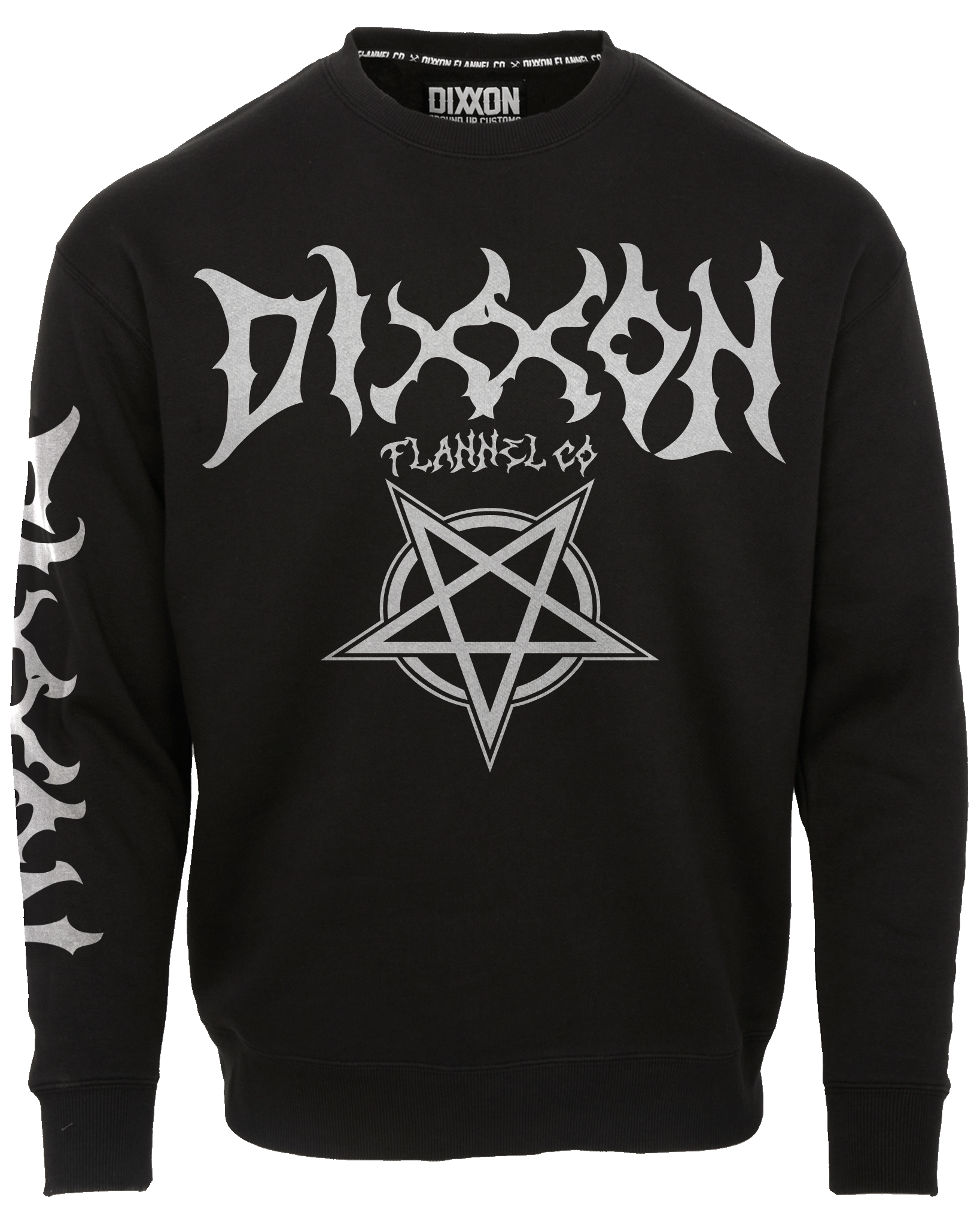 Pentagram Crewneck Sweatshirt - Black