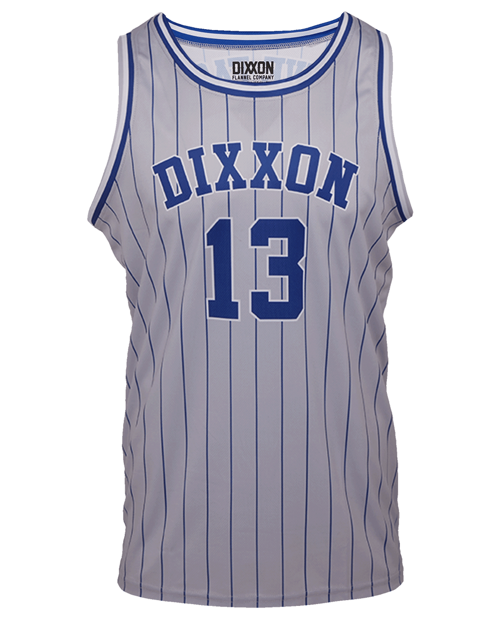 Pinstripe Jersey - Gray, Blue, & White