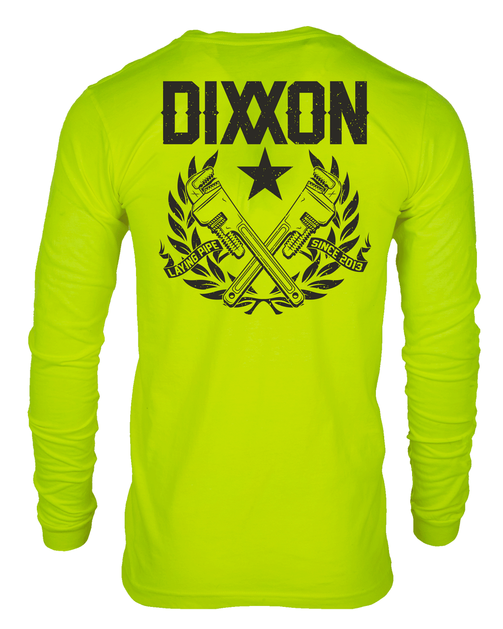 Pipe Layer Hi Vis Long Sleeve T-Shirt - Yellow