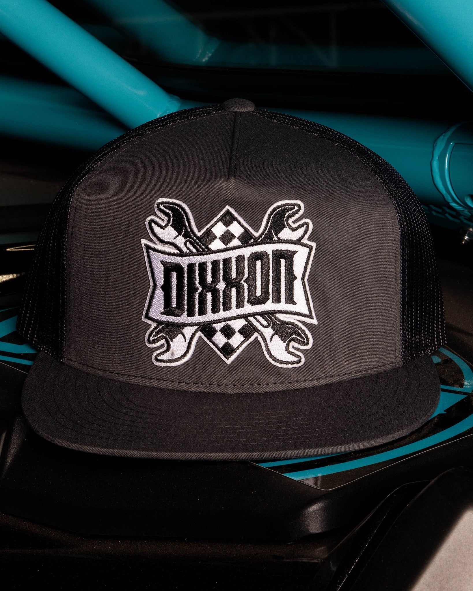 Pit Crew Flat Bill Trucker Snapback