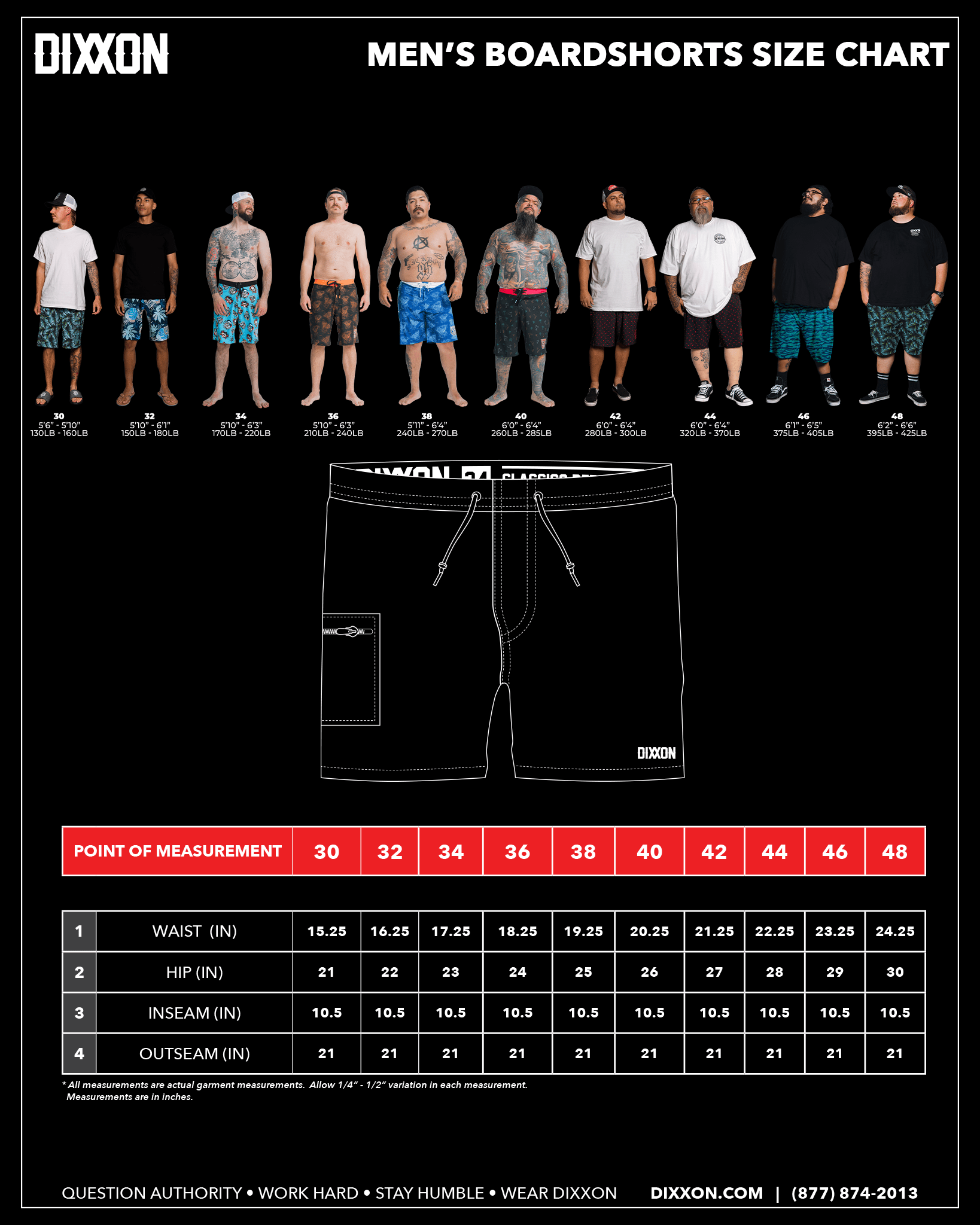 Gray Insignia Boardshorts - Black