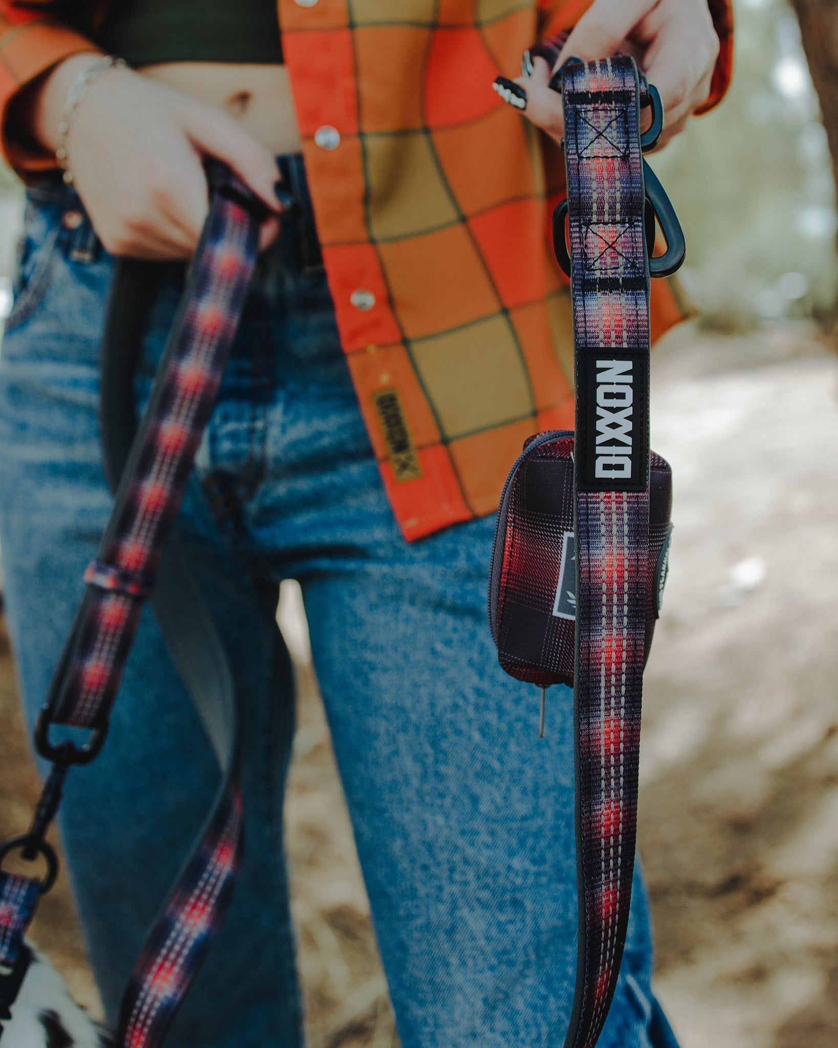 Polyester Dog Leash - Ash