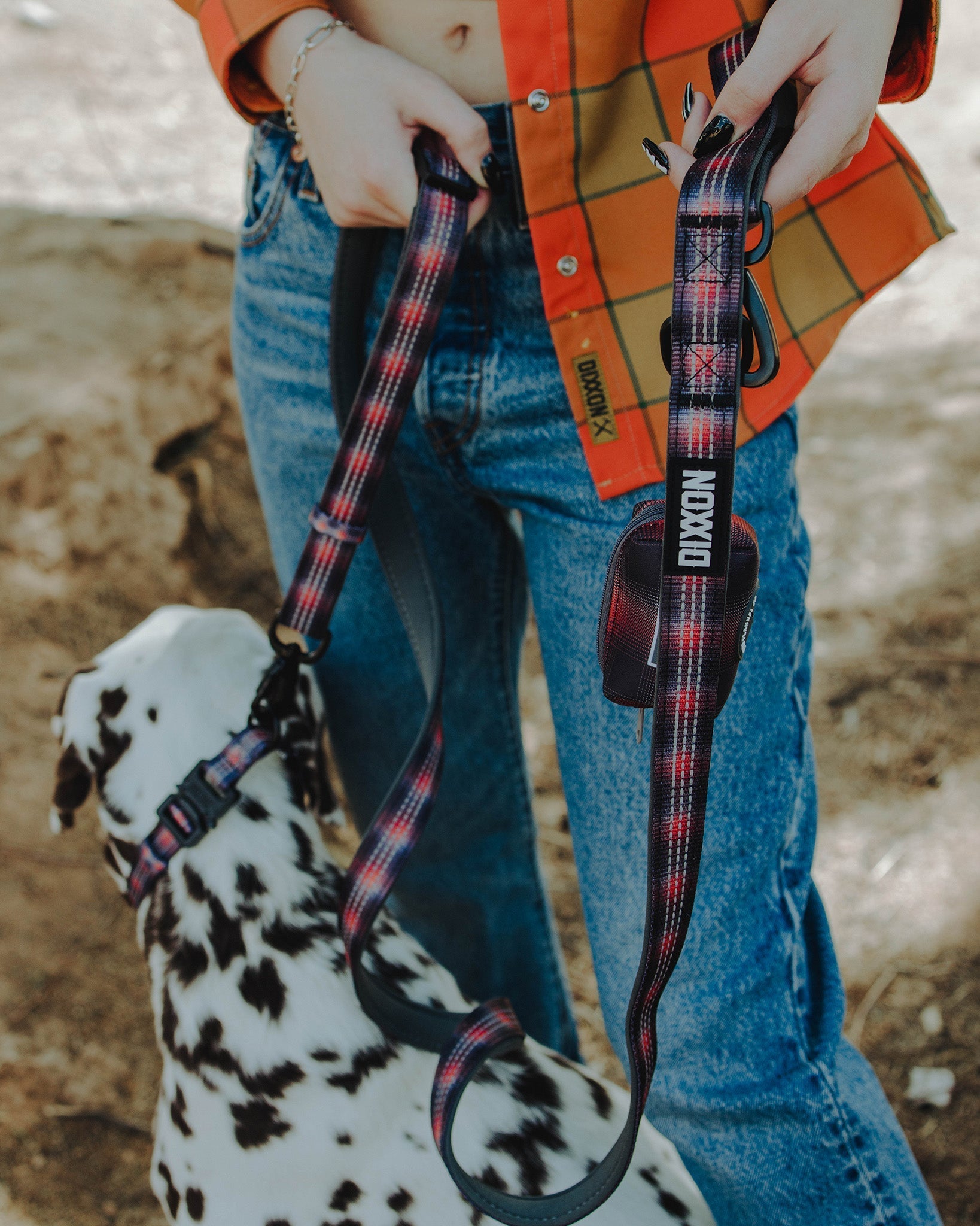 Polyester Dog Leash - Ash