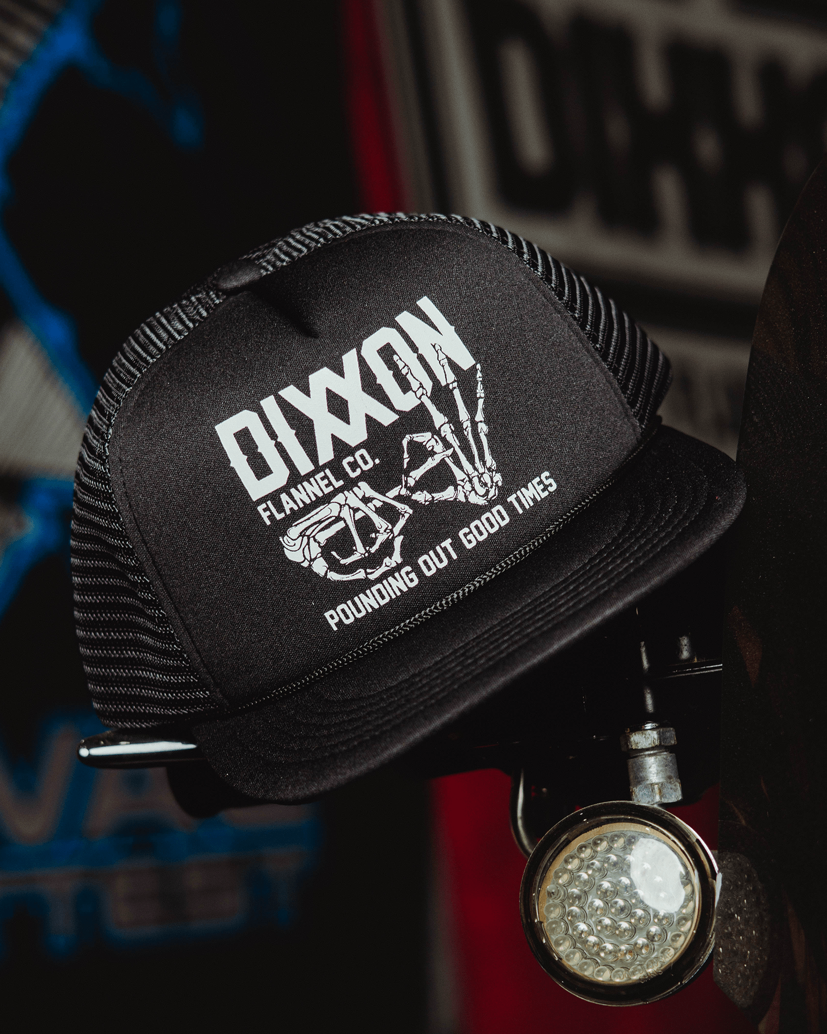 Pounding Out Flat Bill Foam Trucker Snapback