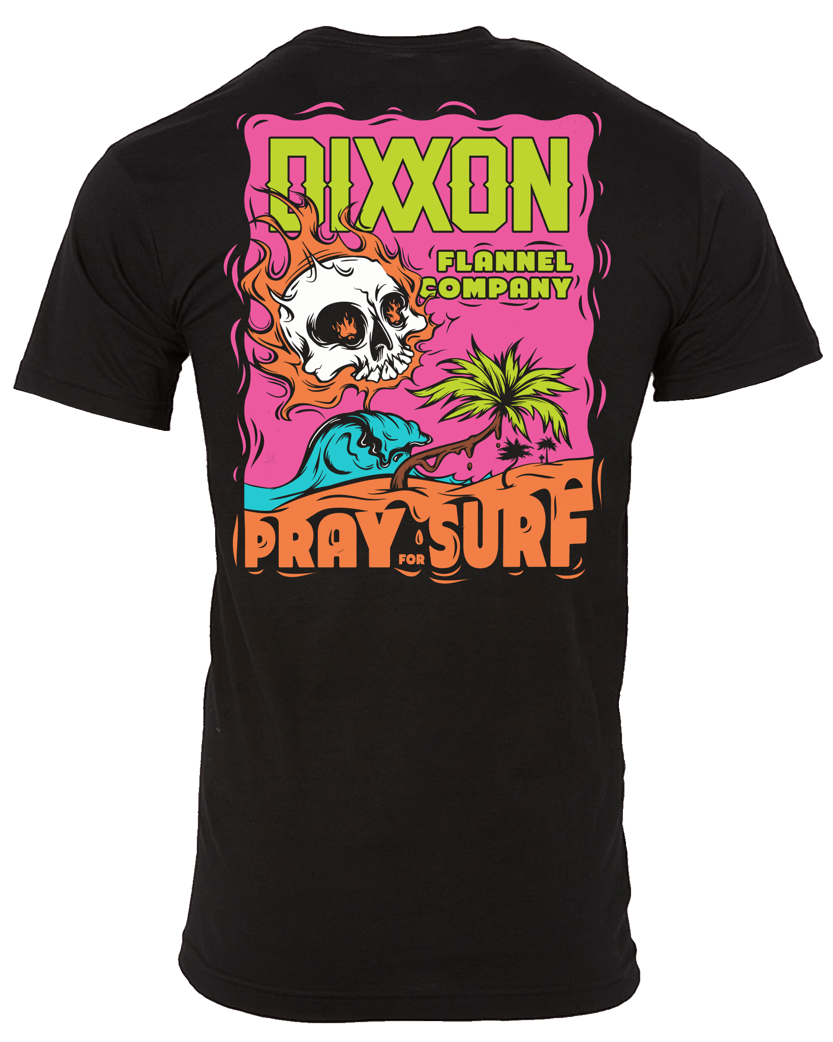 Pray for Surf T-Shirt - Black