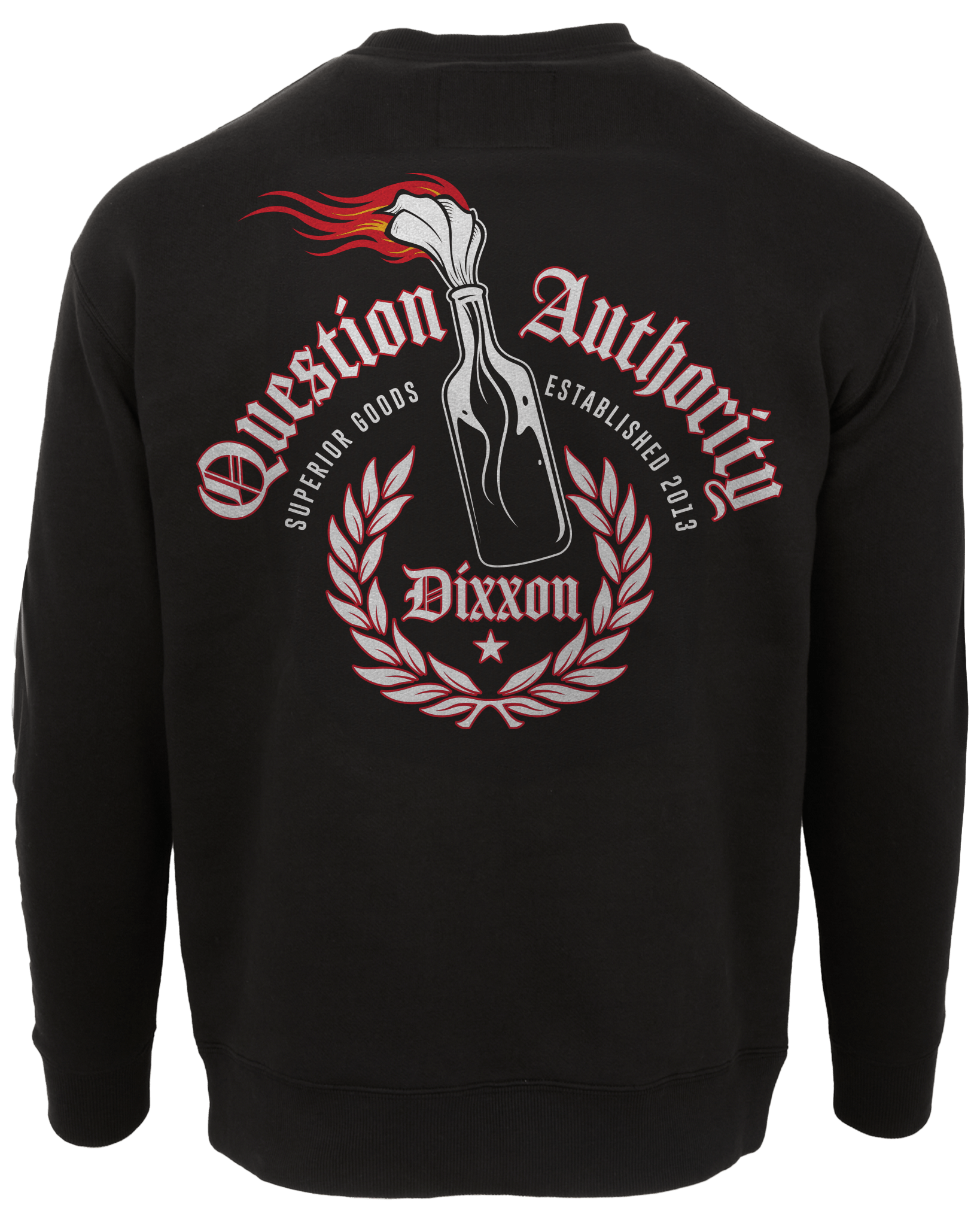 Question Authority Crewneck Sweatshirt - Black