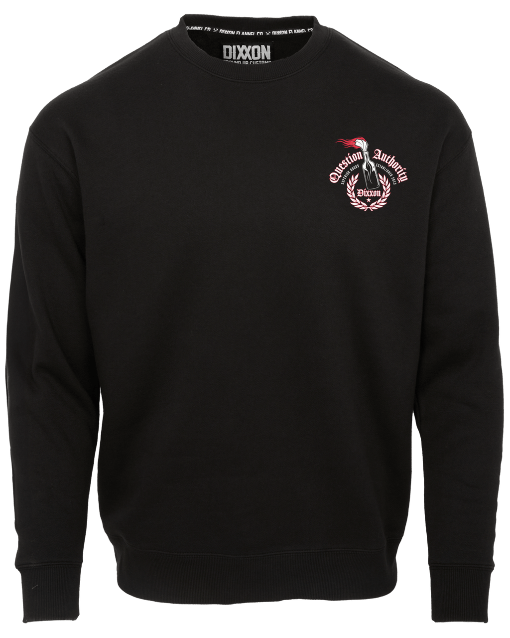 Question Authority Crewneck Sweatshirt - Black