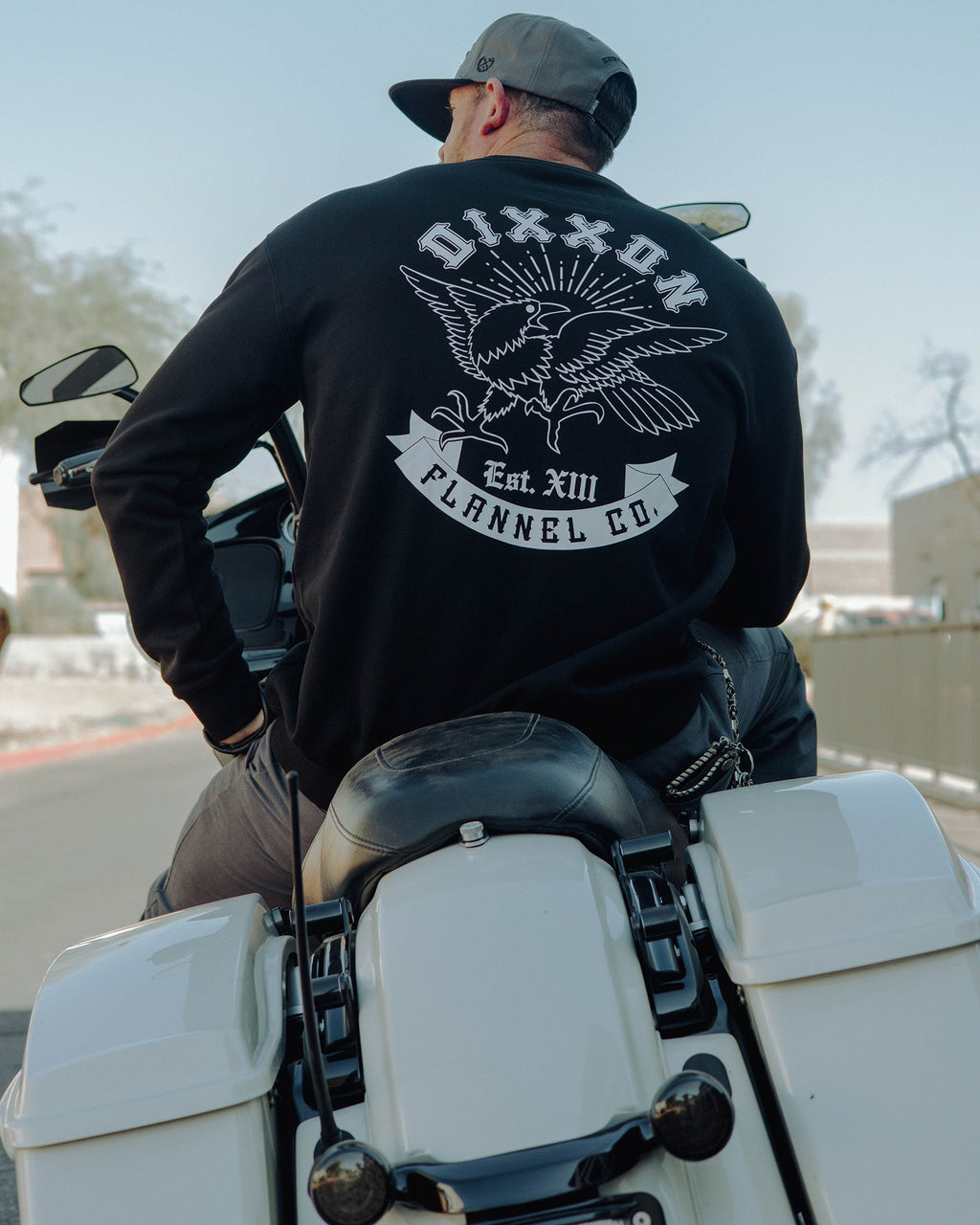 Raven Crewneck Sweatshirt - Black