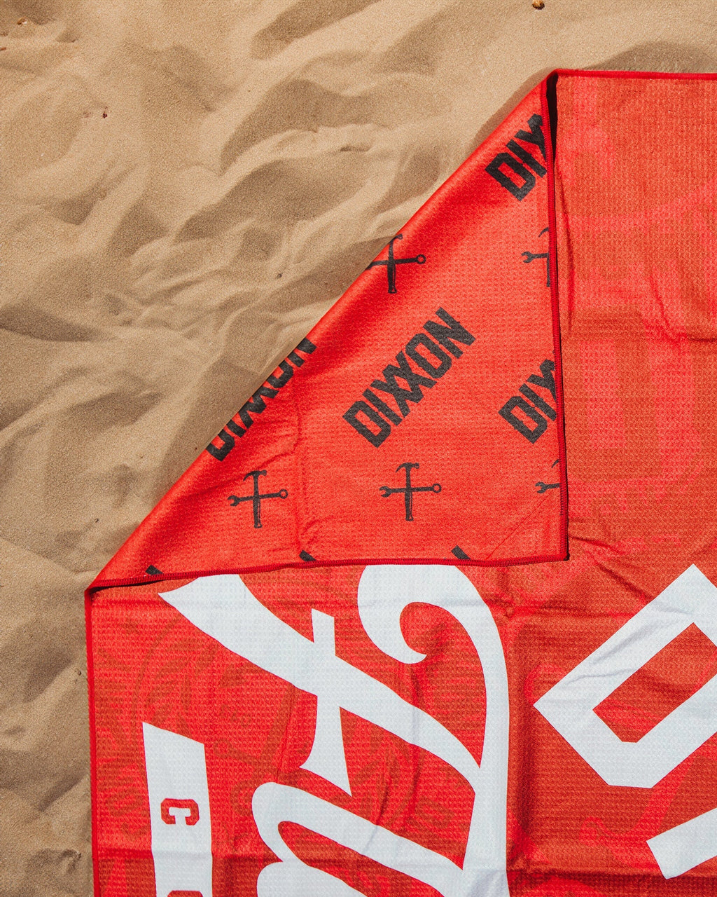 Red Pastime Quick Dry Beach Towel