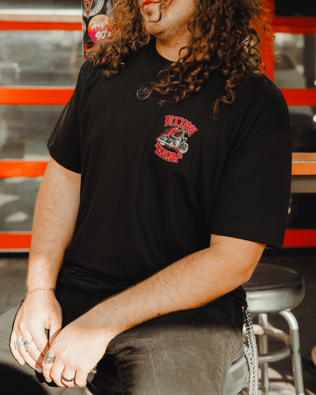Red Rebellion T-Shirt - Black