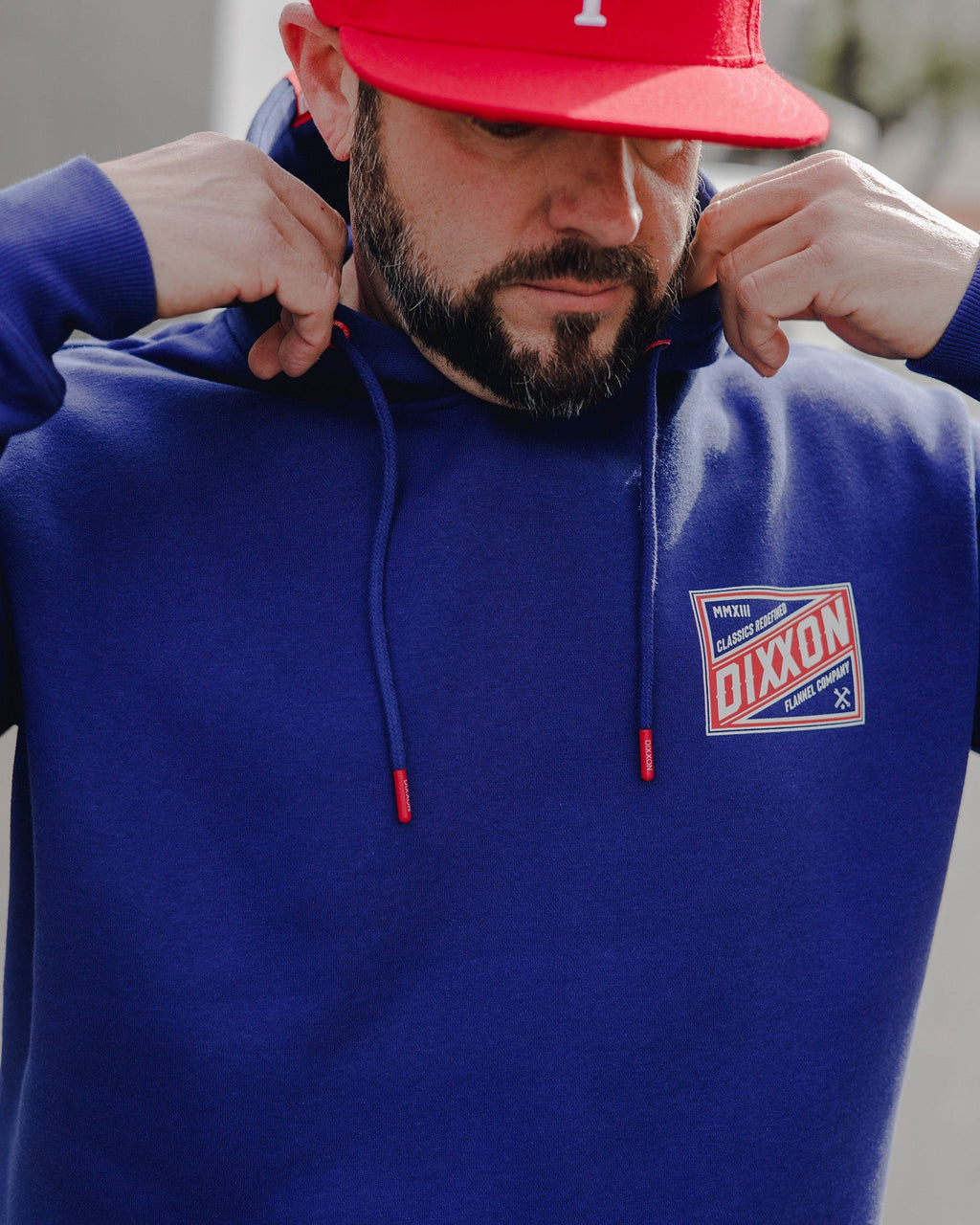 Red, White, & Blue Classics Pullover Hoodie - Blue