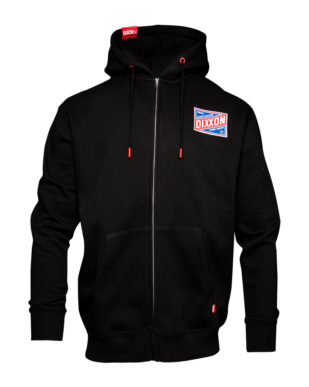 Red, White, & Blue Classics Zip Up Hoodie - Black
