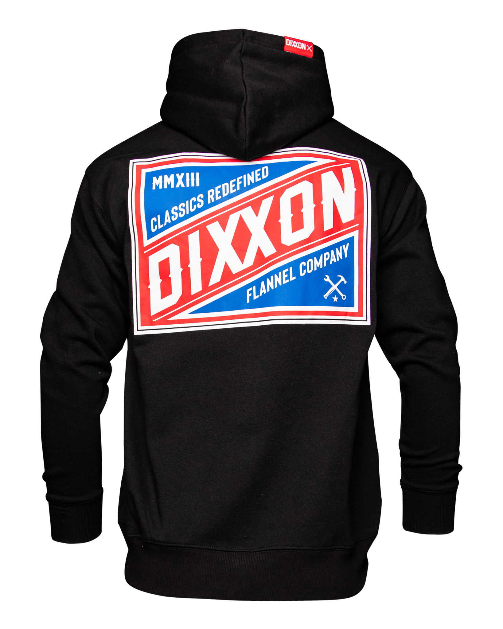 Red, White, & Blue Classics Zip Up Hoodie - Black