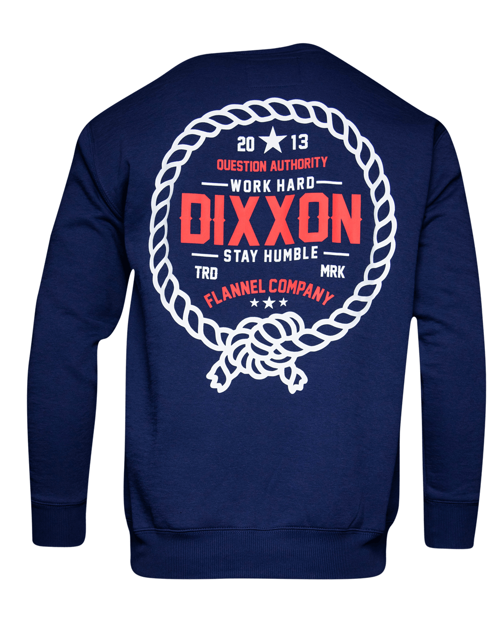 Red & White Trademark Crewneck Sweatshirt - Navy
