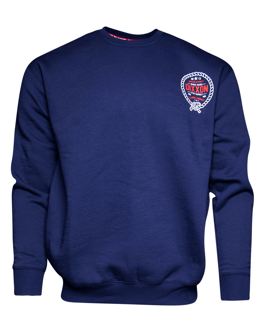 Red & White Trademark Crewneck Sweatshirt - Navy