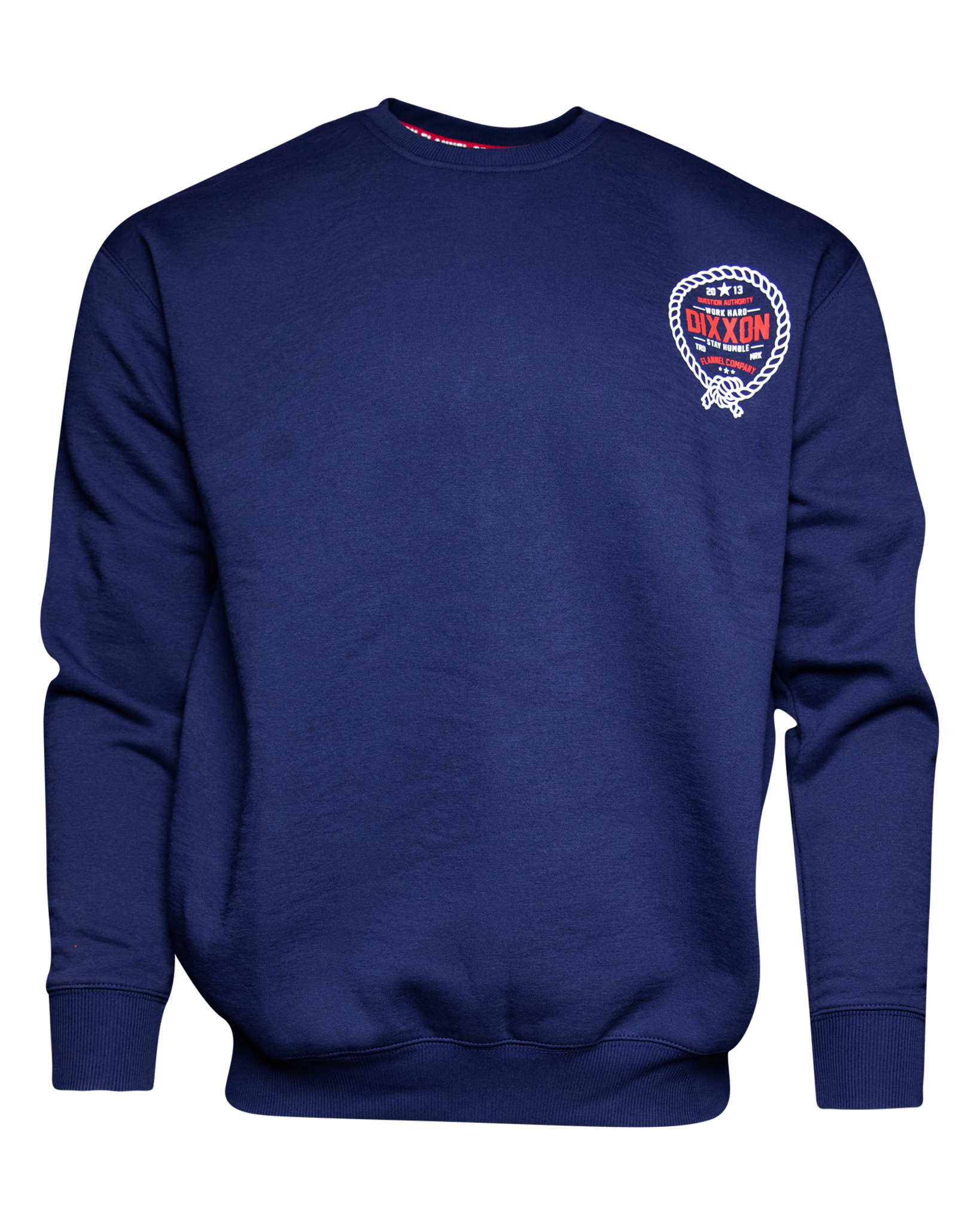Red & White Trademark Crewneck Sweatshirt - Navy