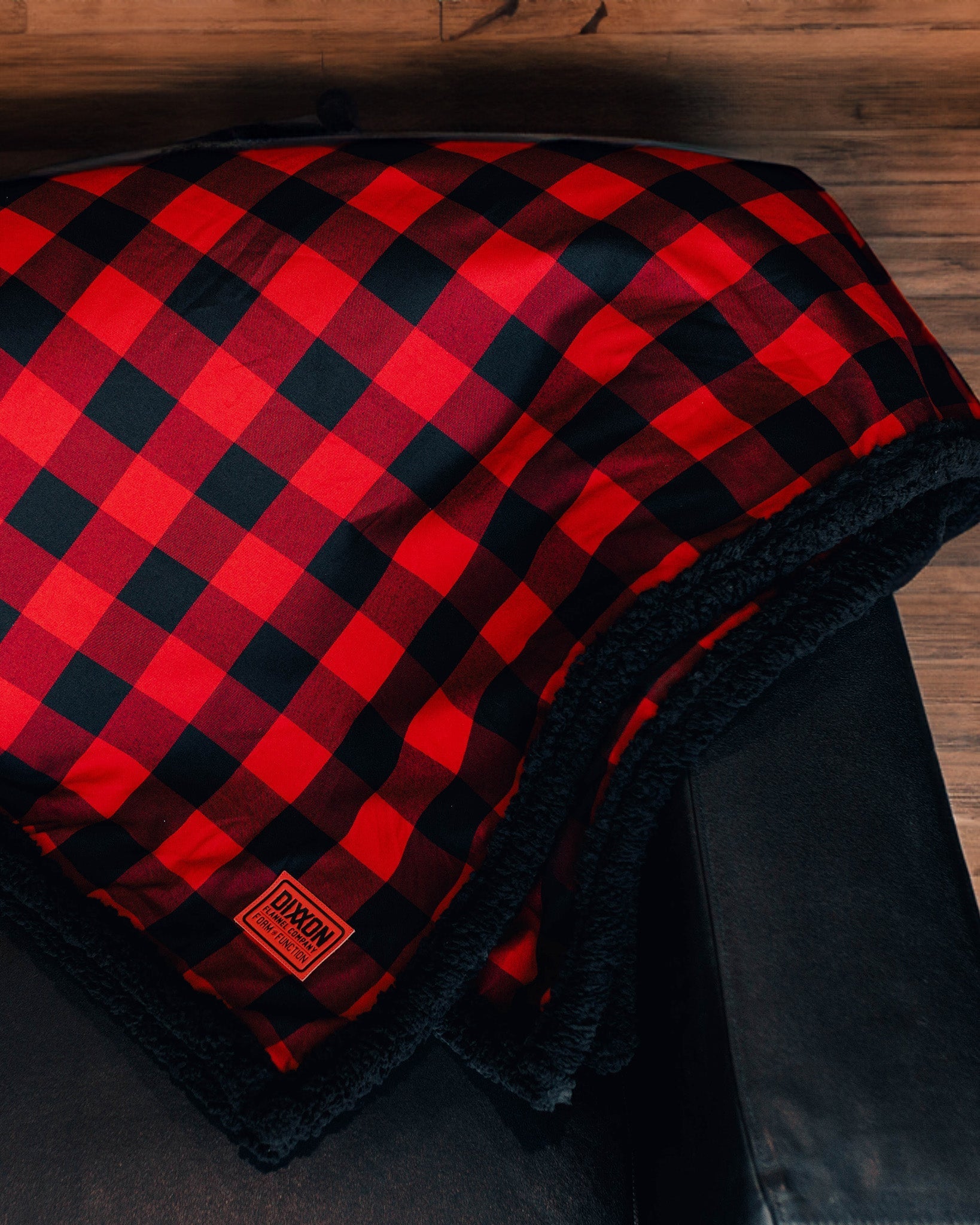 Redrum Flannel Sherpa Blanket
