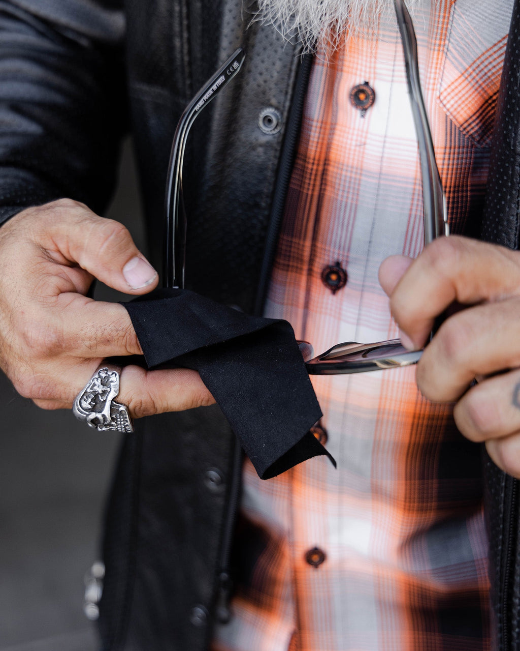 Reno Perforated Leather Shirt