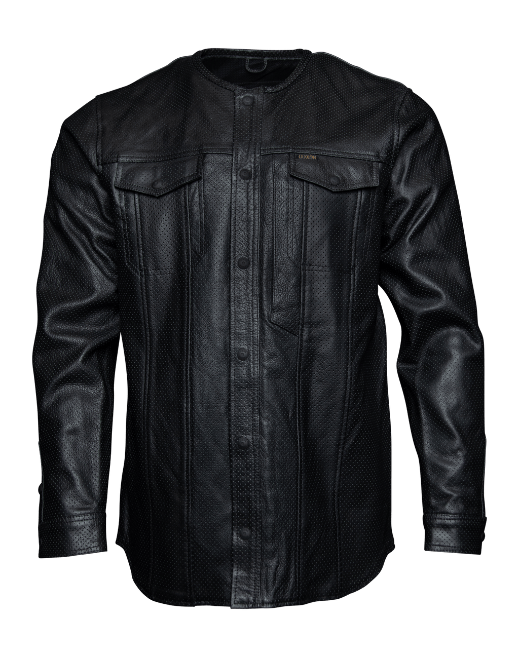 Reno Perforated Leather Shirt