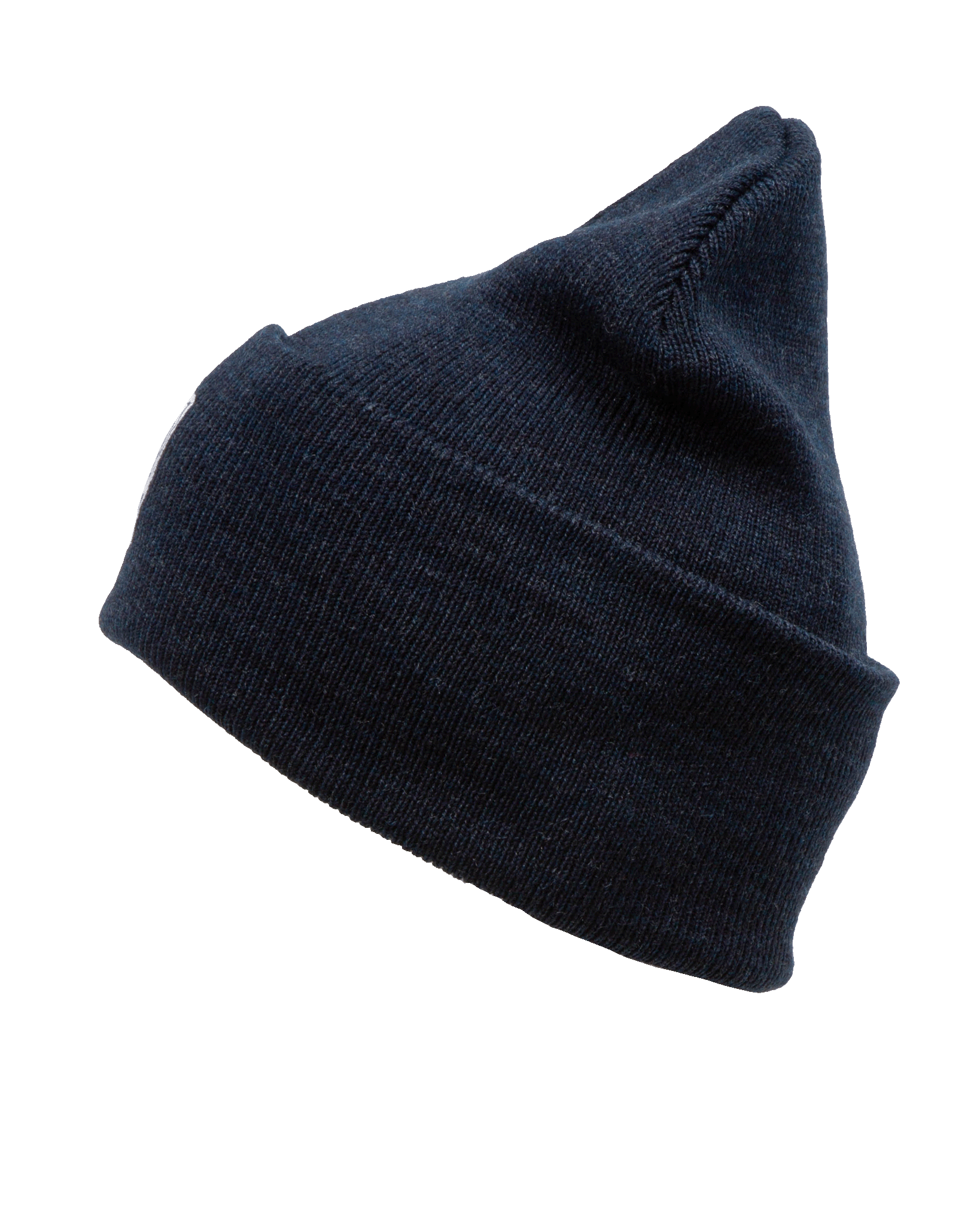 Ribbed Beanie - Heather Navy