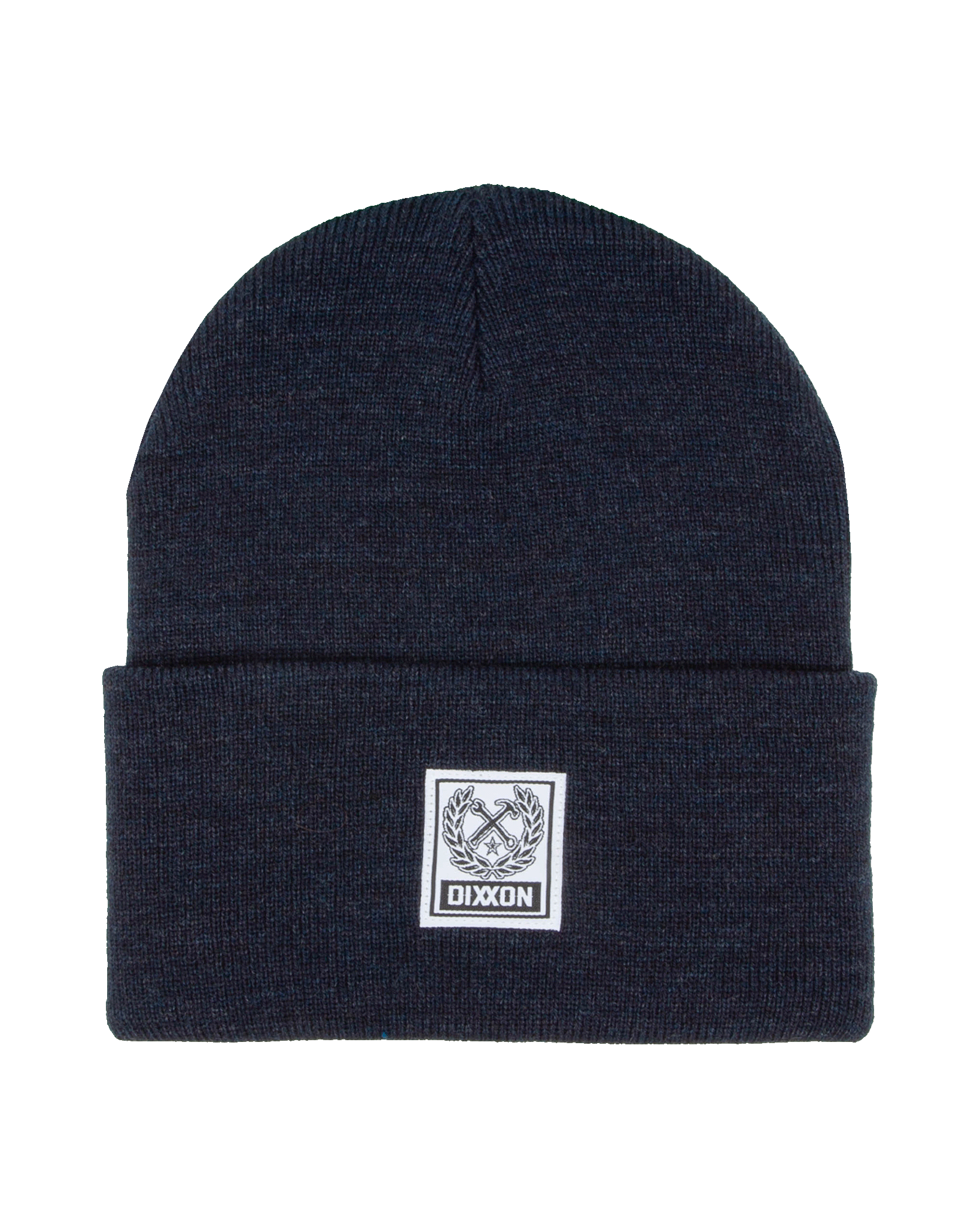 Ribbed Beanie - Heather Navy