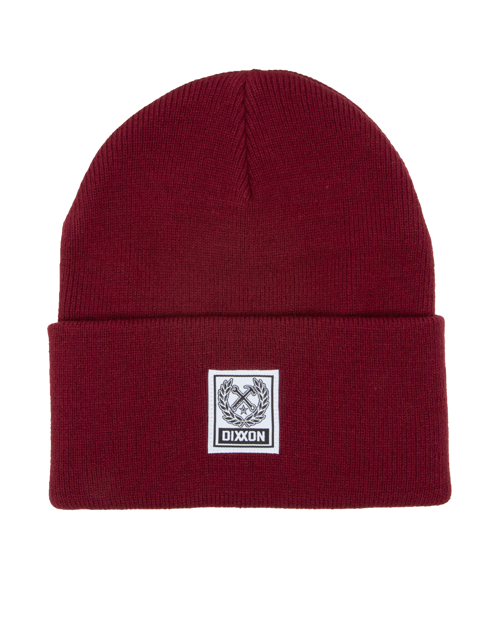 Ribbed Beanie - Maroon