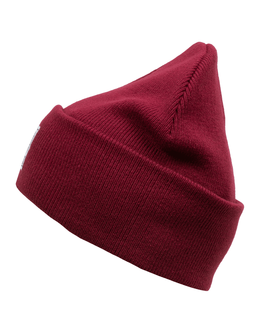Ribbed Beanie - Maroon
