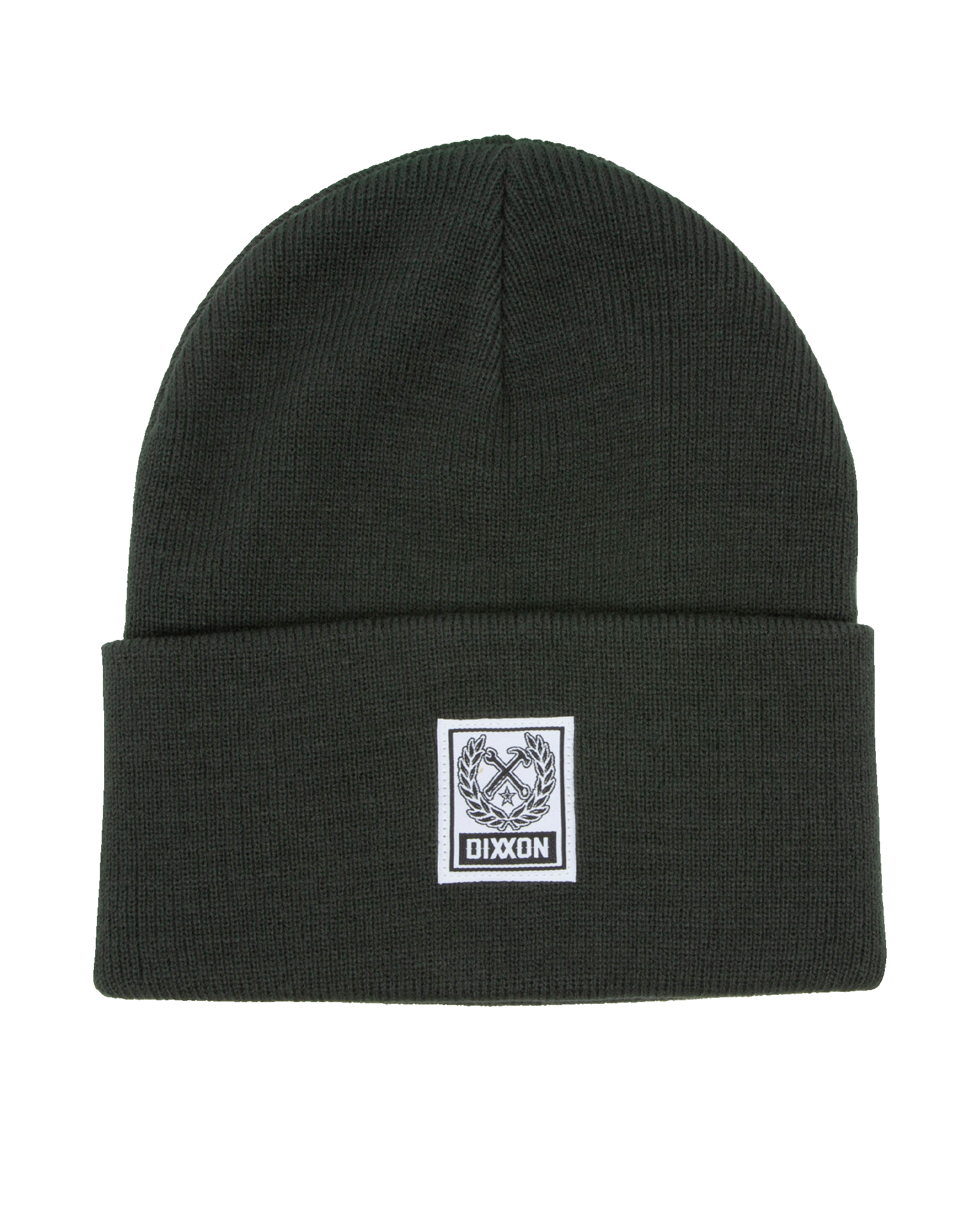 Ribbed Beanie - Pine Green