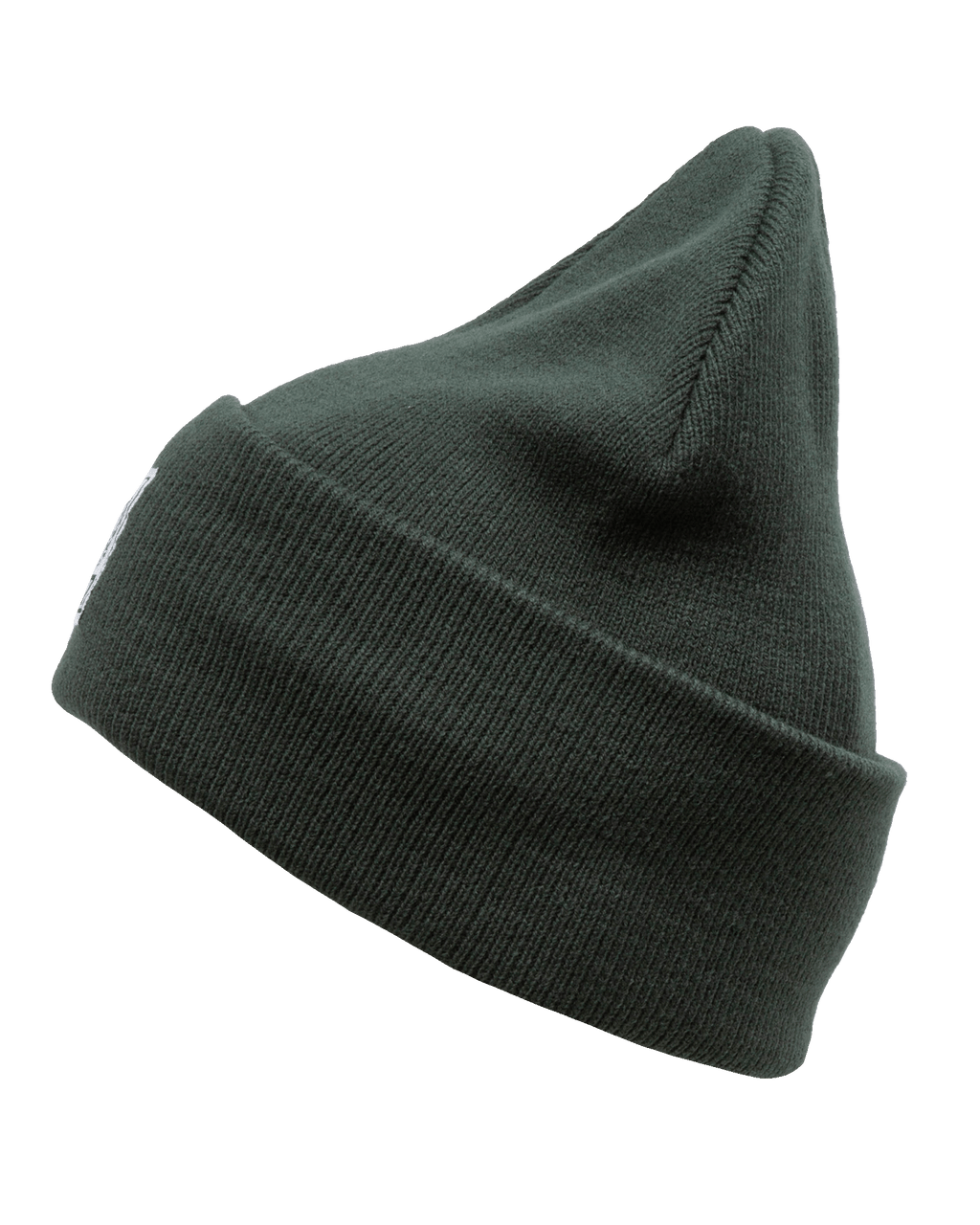 Ribbed Beanie - Pine Green
