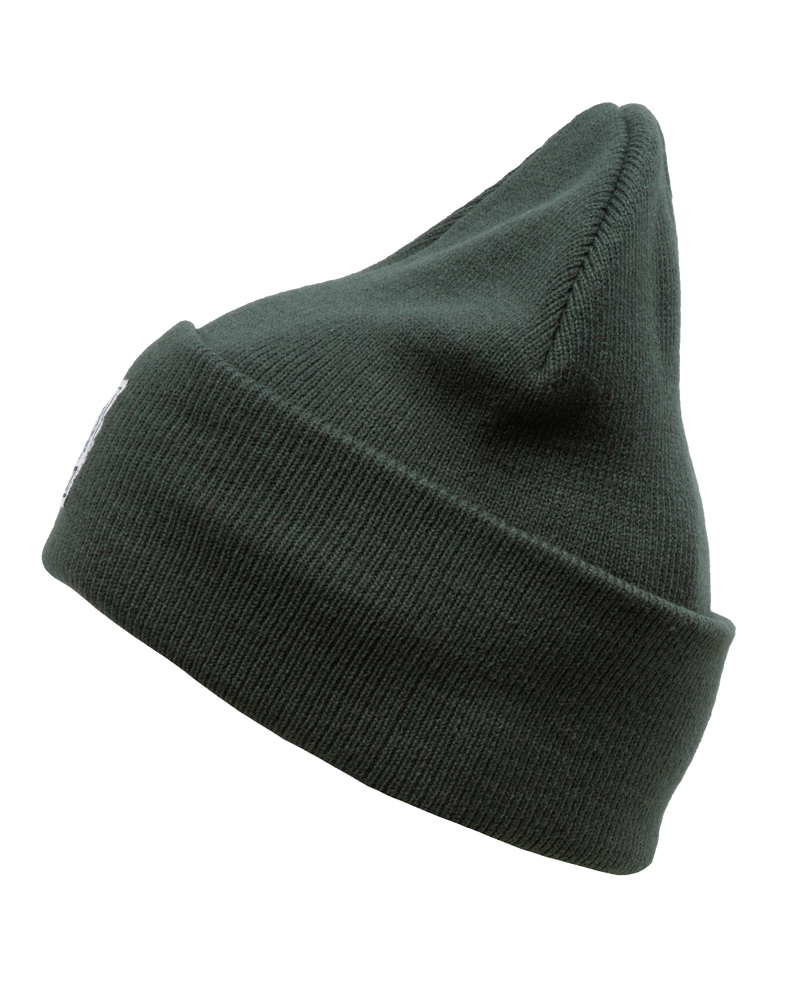 Ribbed Beanie - Pine Green