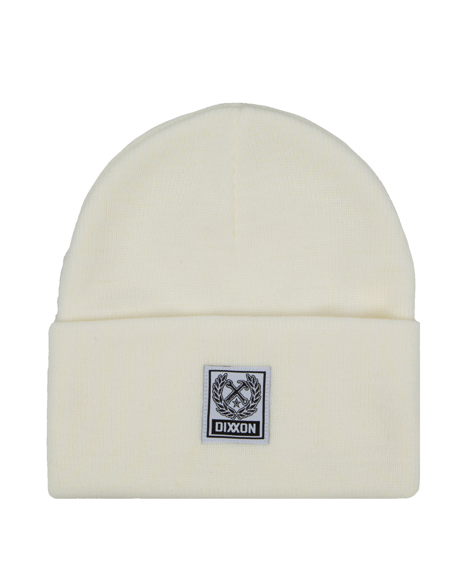 Ribbed Beanie - White