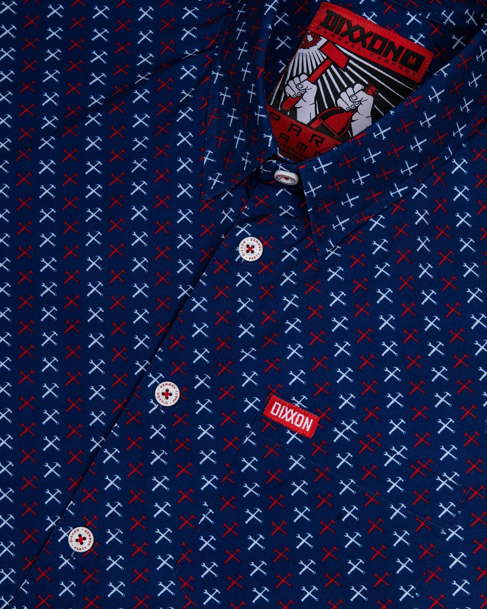 RWB Party Hammers Party Shirt - Blue