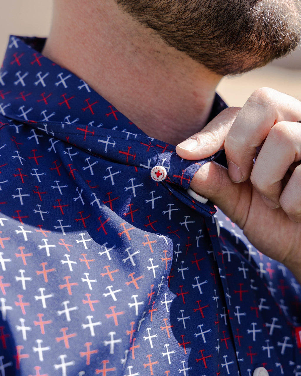 RWB Party Hammers Party Shirt - Blue