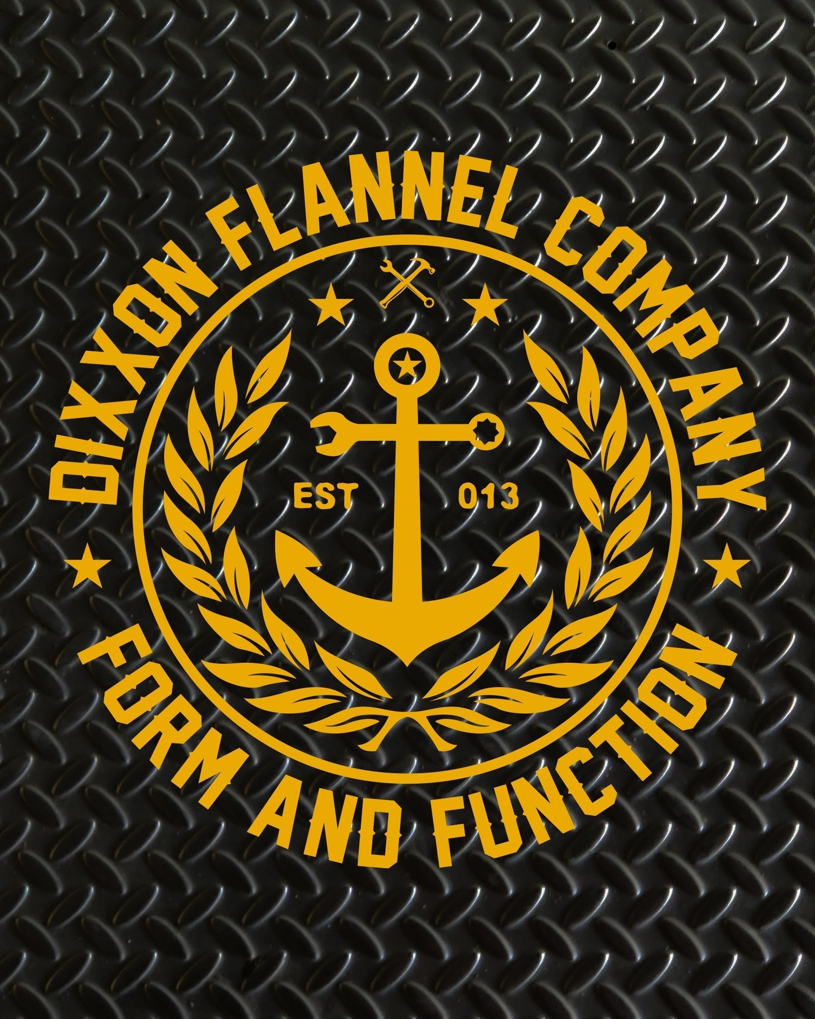 Salty Crest 12" Die Cut Sticker