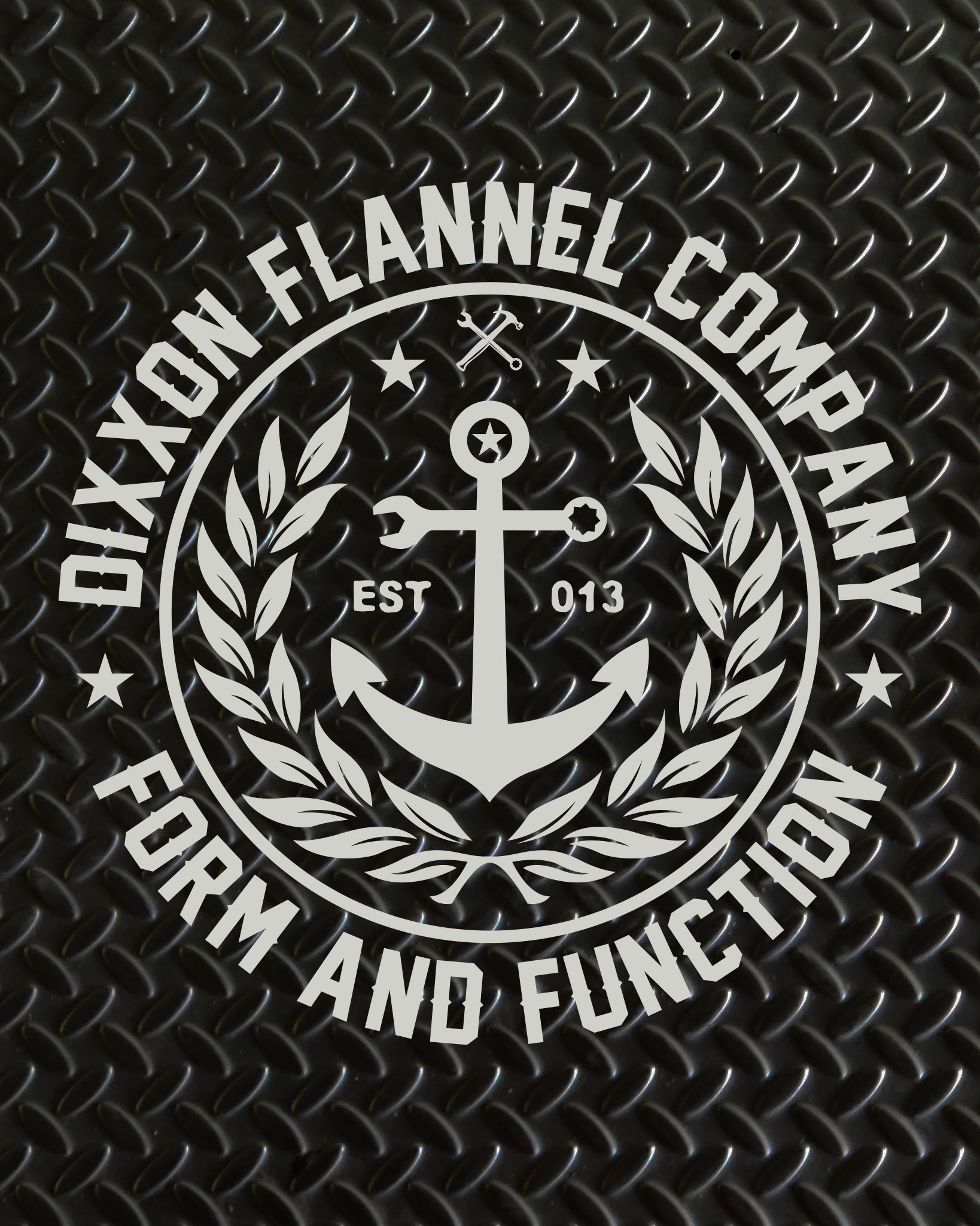 Salty Crest 12" Die Cut Sticker