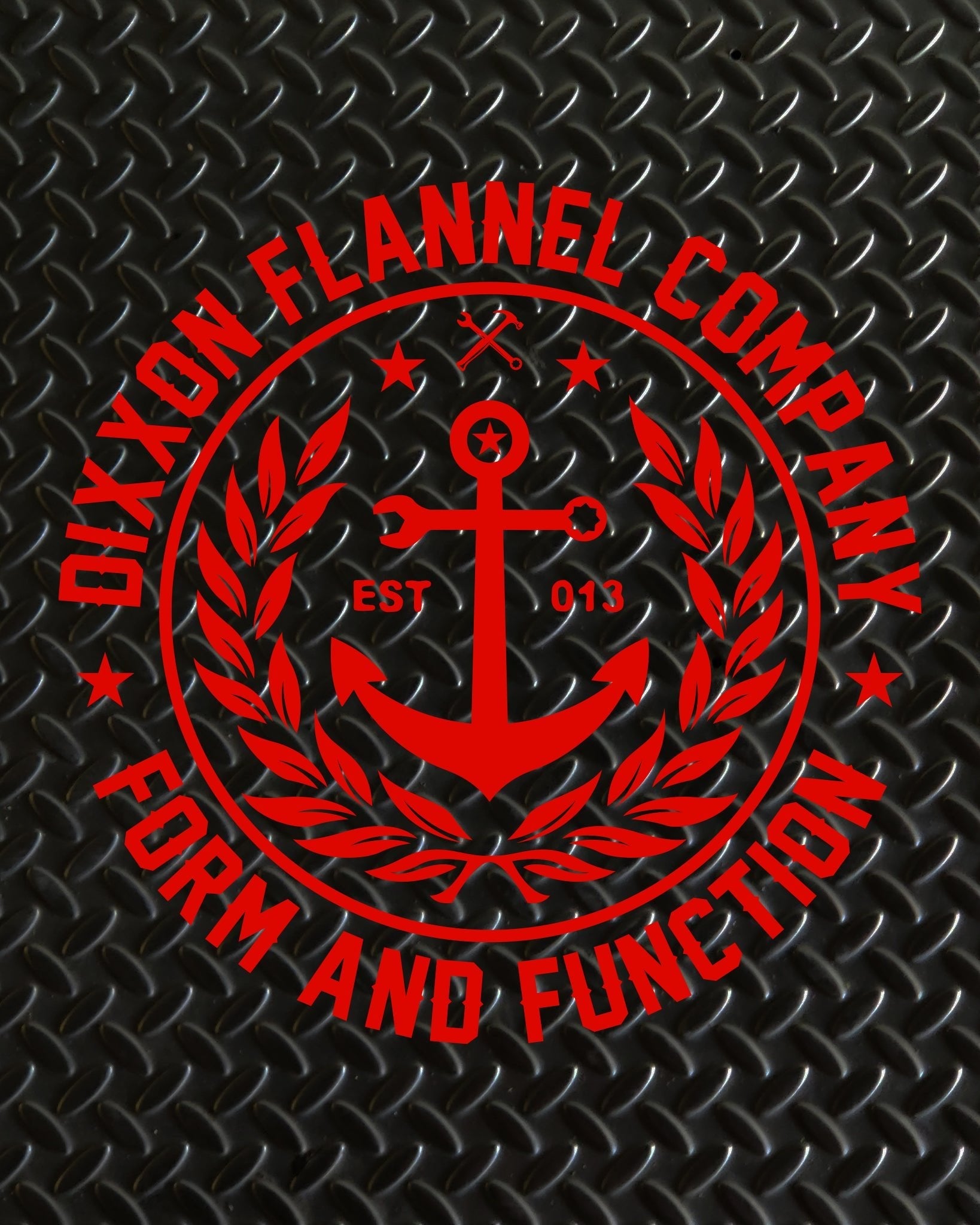 Salty Crest 12" Die Cut Sticker